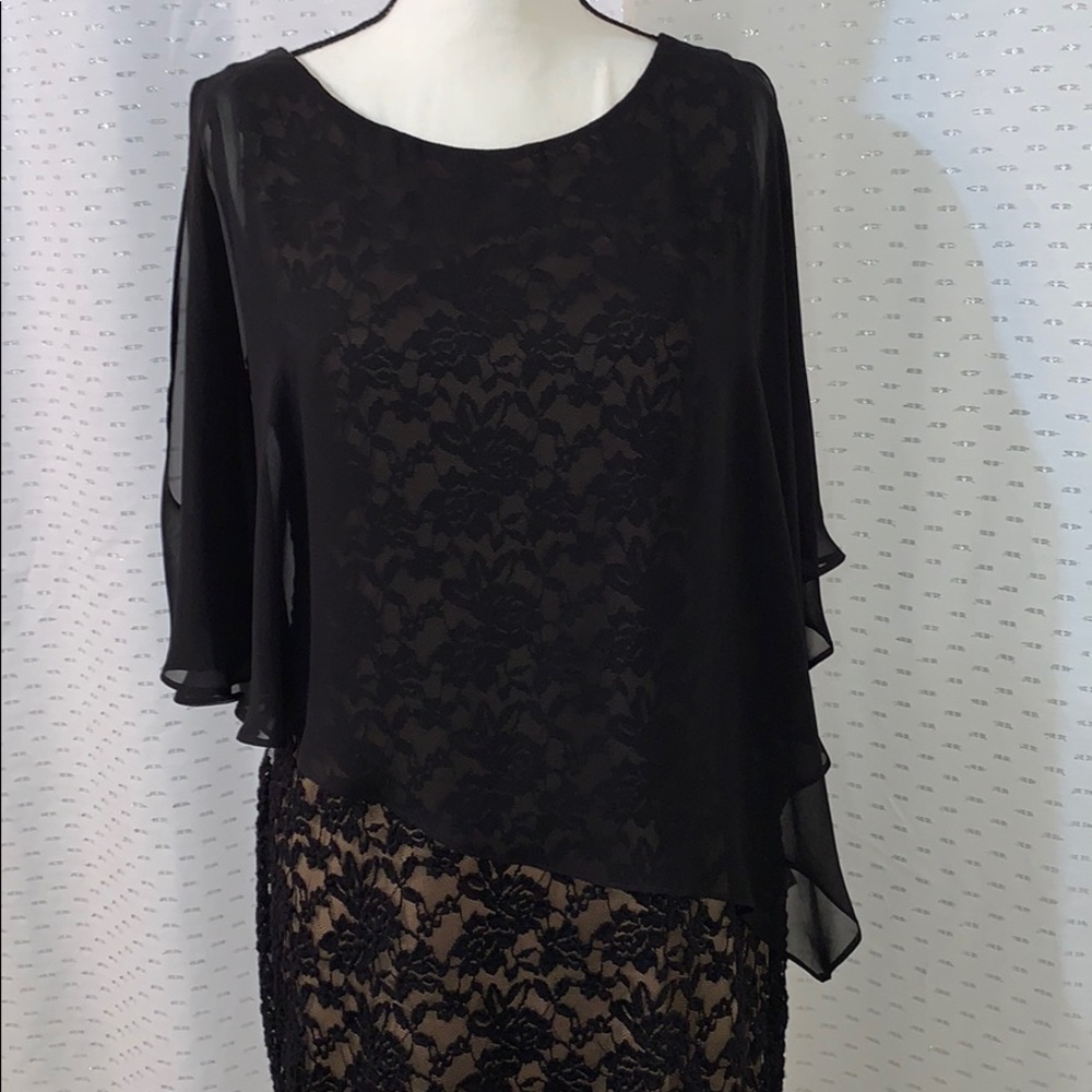 🌟Host Pick✨Connected Lace & Chiffon Popover Dress - Picture 10 of 10